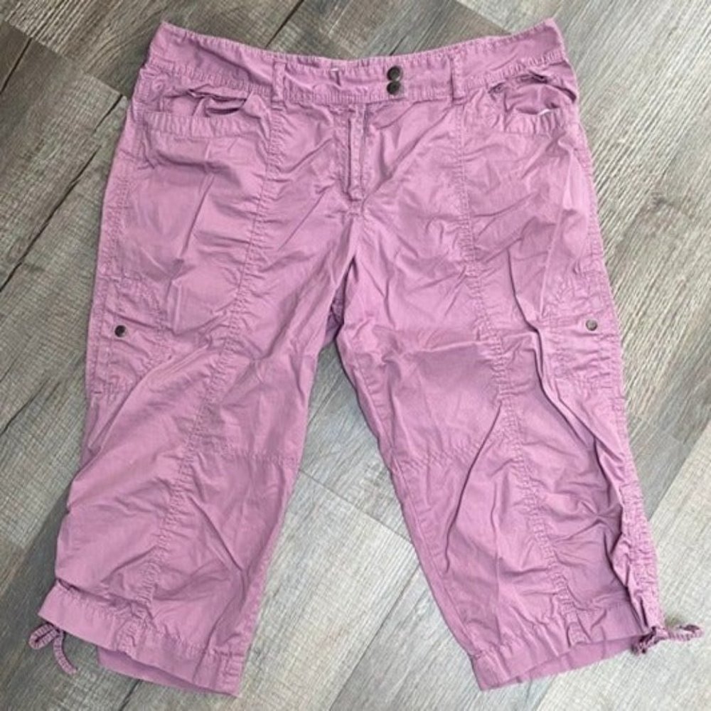 Light Pink Ann Taylor LOFT Capris Size 14